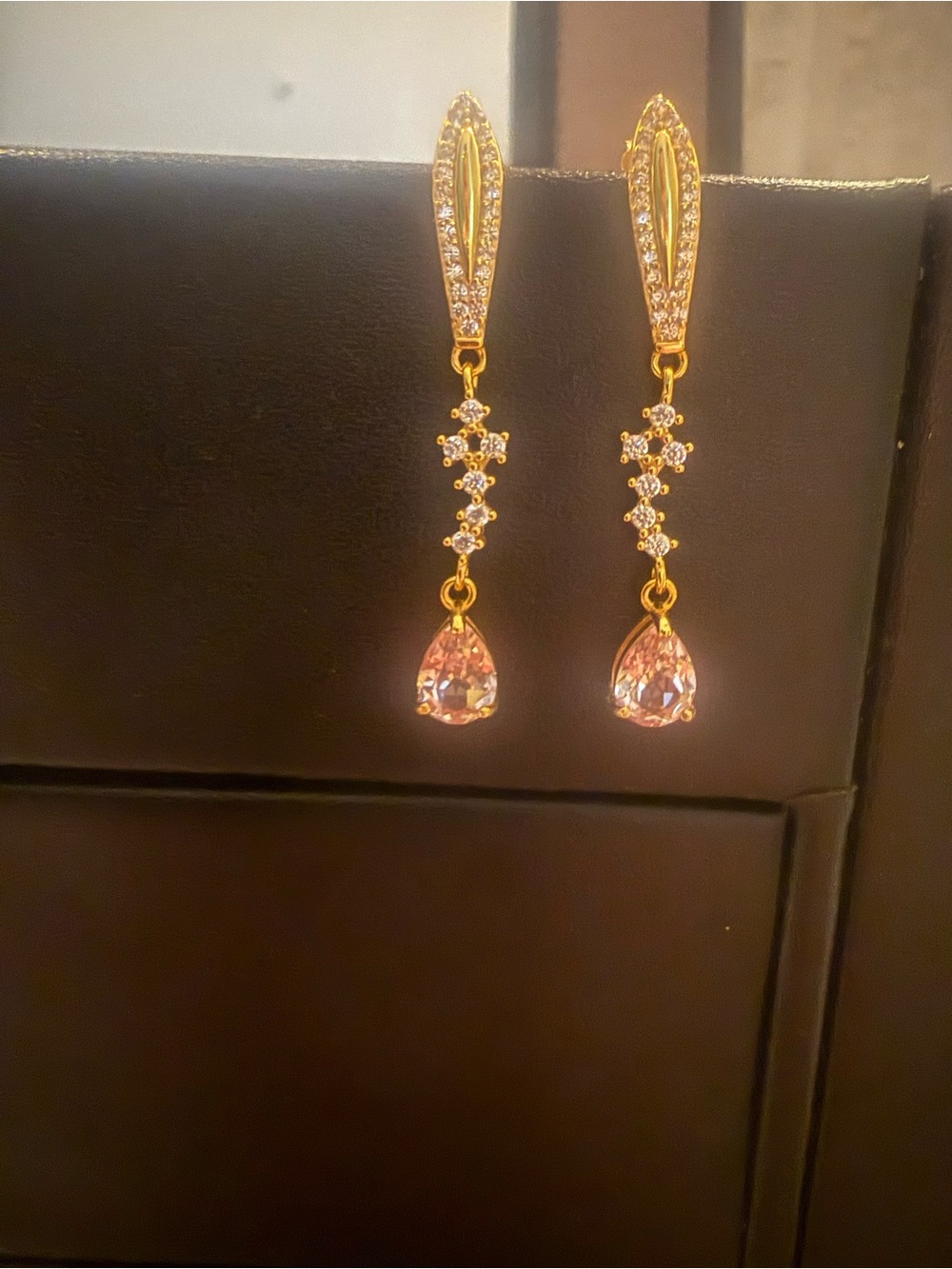 One-carat Morgan sterling silver earrings